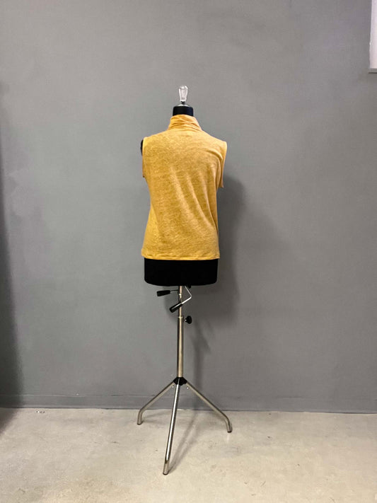 maglia glenda, gialla, no maniche