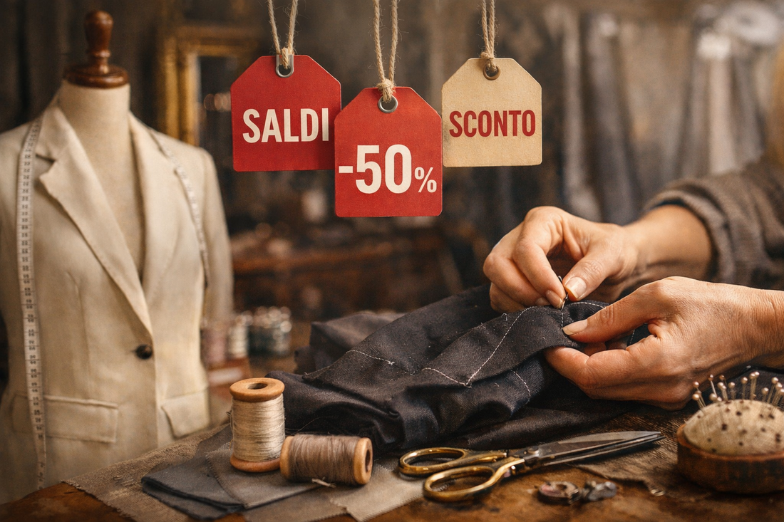 Perché non facciamo sconti: il valore del lavoro sartoriale