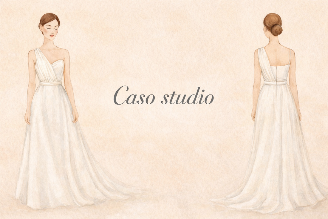 Caso studio: l’abito da sposa su misura di Ginevra, morbido ma sensuale