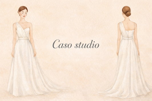 Caso studio: l’abito da sposa su misura di Ginevra, morbido ma sensuale