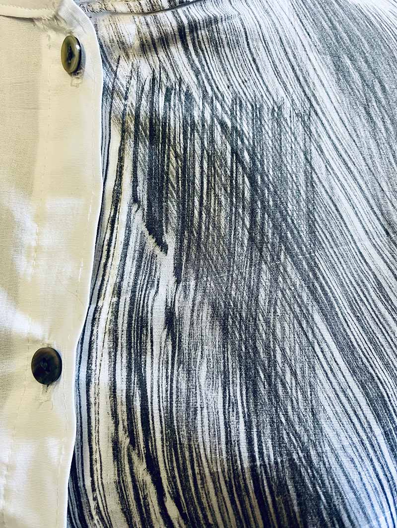 Camicia Lulù ddlab, dettaglio dipinta a mano