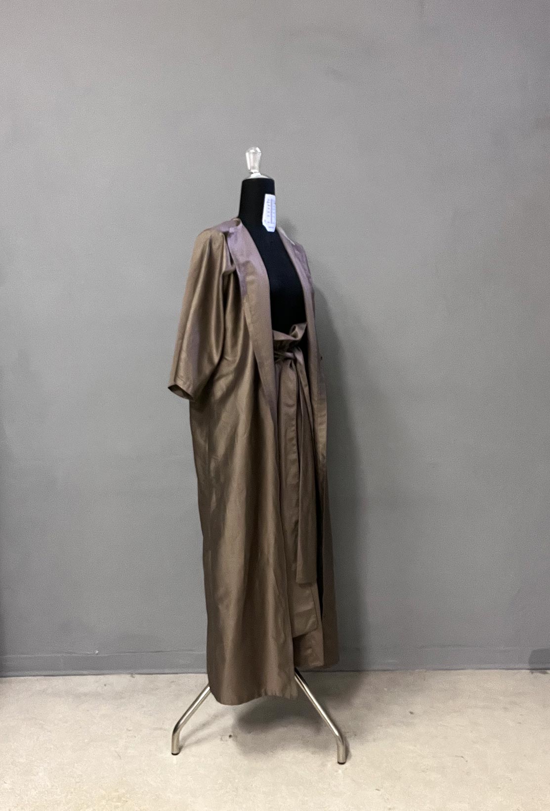 set Yohji, kimono e gonna izumi, cotone rasato, su misura, su ordinazione